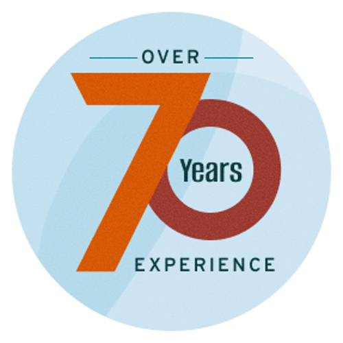 Over 70 Years Experience 